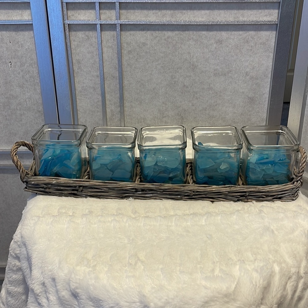 Nwt decorative votive/Glass holder
